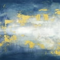 thumbnail image 2 of Tre Sorelle Studios 26x26 White Modern Wood Framed Museum Art Print Titled - Sunrise Abstract Blue I, 2 of 4