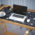 thumbnail image 3 of Long Mouse Pads for Desk,Dark Blue Sun Moon Star Pattern Desk Mats on Top Of Desks, Desk Mouse Pad Extra Large with 3mm Non-Slip Base and Stitched Edge for Gaming,Office,Work,Home 35.4"x15.7", 3 of 6
