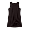 thumbnail image 3 of Girls Bathing Suit Cover Up Casual Sleeveless Twist Front Beach Cover-Up Dresses Girls 5-6 Years Bathing Suit, 3 of 7