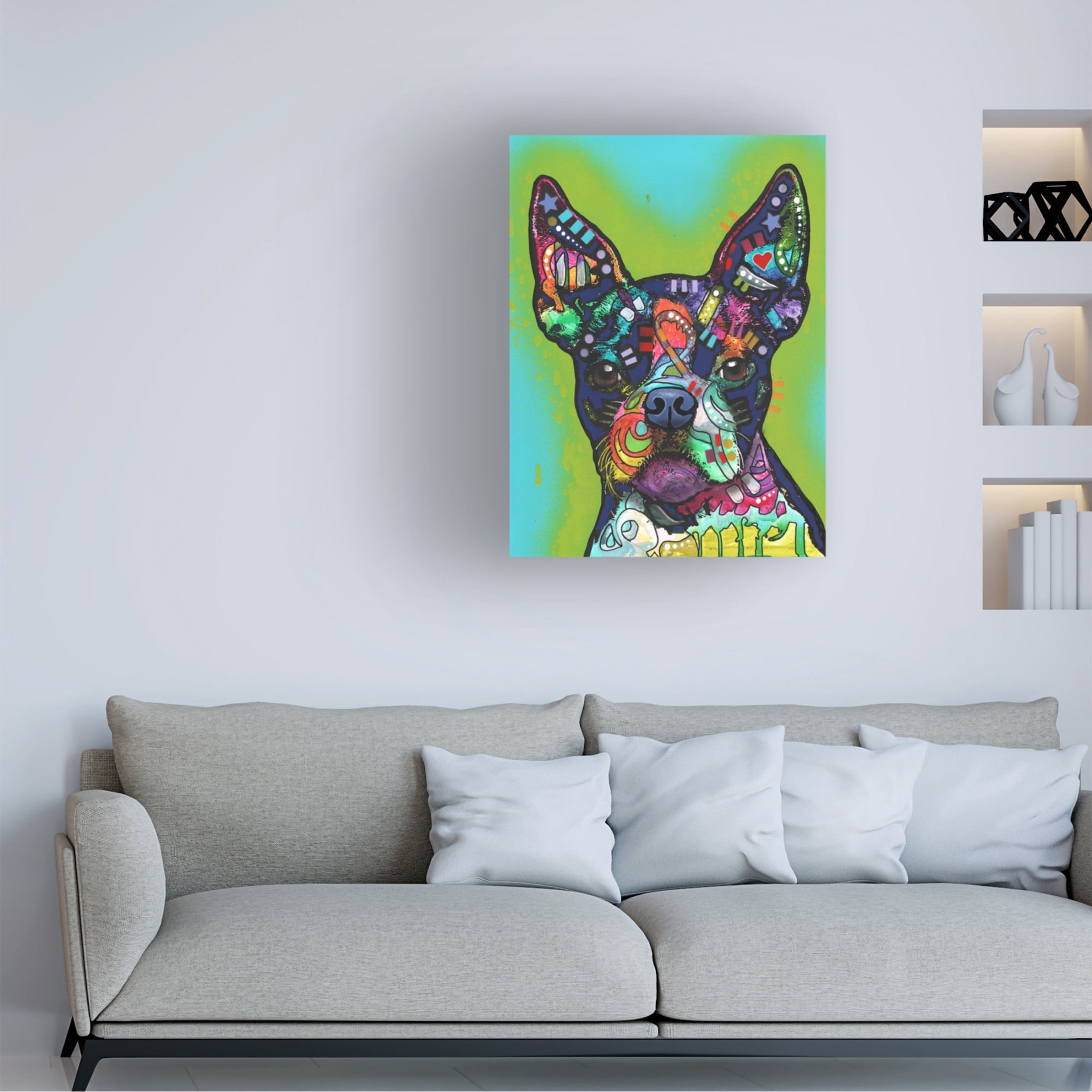Canvas Wall Art - Dean Russo 'Boston' Wall Art for Living Room, Bedroom, or Office Décor by Trademark Fine Art - 35 x 47 Inches