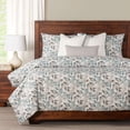 thumbnail image 5 of SIScovers  Water Garden Botanical Print Duvet Set 3 Piece - Full, 5 of 5