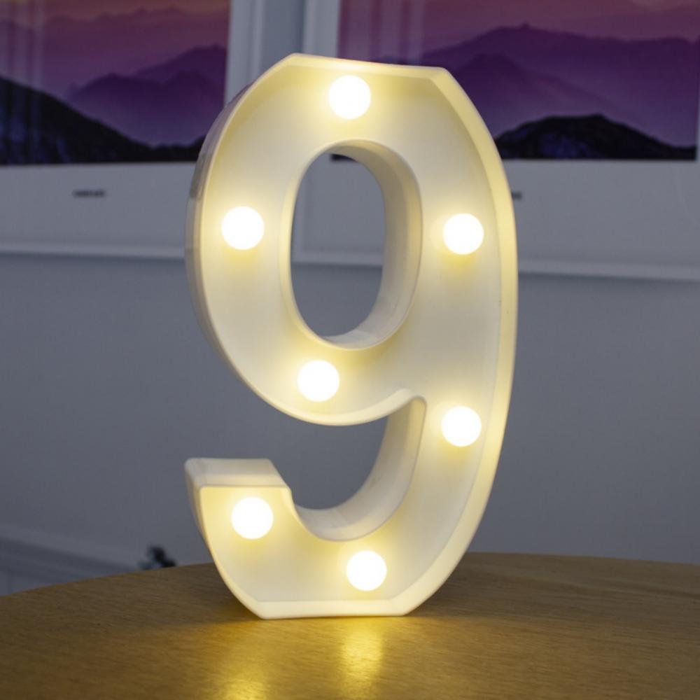 Wedding　Decor　Night　Lights,LED　Anniversary　Birthday　Celebrate　Christmas　Up　Home　for　Number/Letter　Letters　Number　Festive　Bar　Lamp　Marquee　Decorative　Light　Light　Party