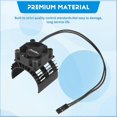 thumbnail image 5 of Motor Heatsink Cover Cooling Fan for Wltoys 144001 124019 124018 124016 104001 RC Car 540 550 3650 M, 5 of 5