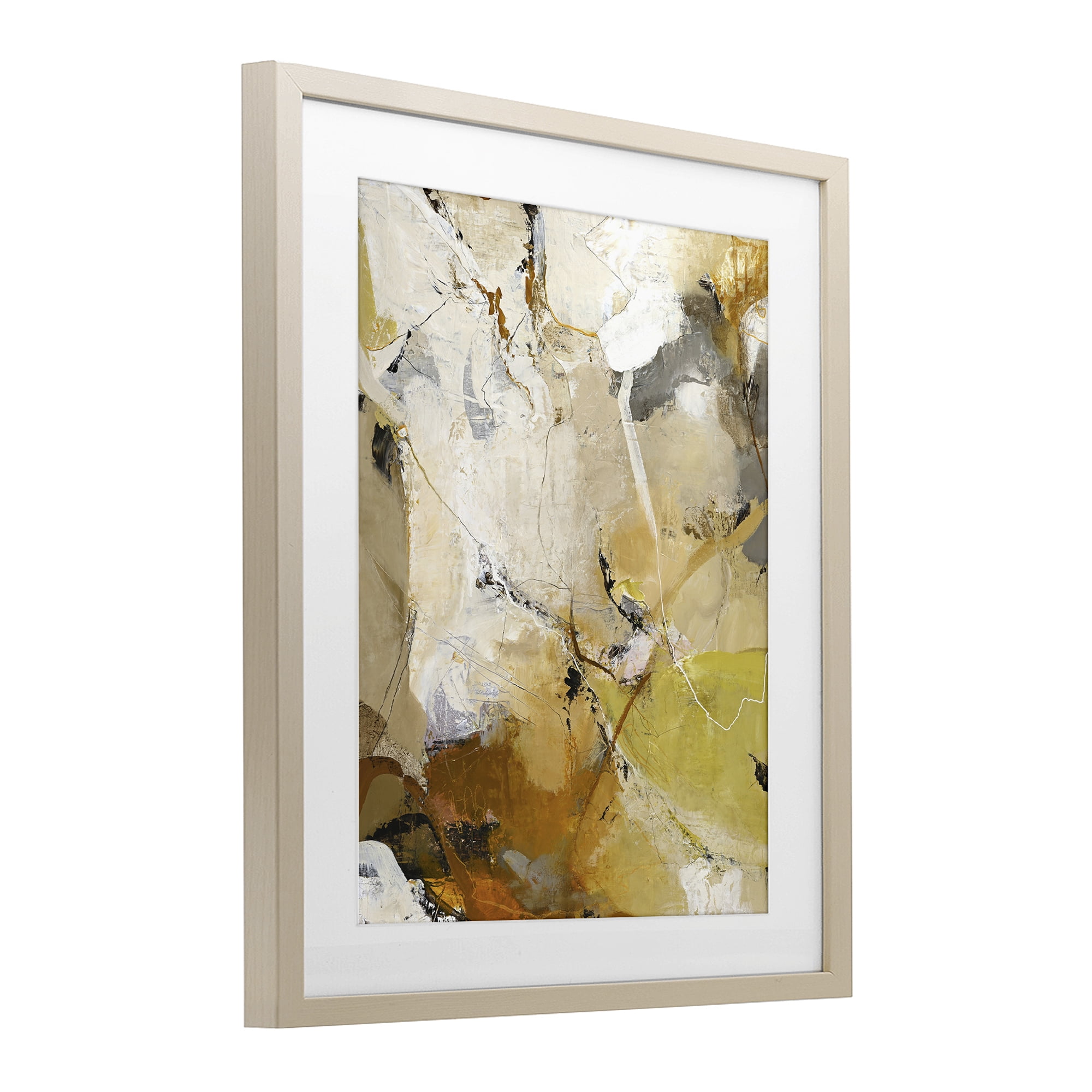Stupell Industries Warm Earth Tones In Motion Birch Framed Print Under Glass, design by Design Fabrikken