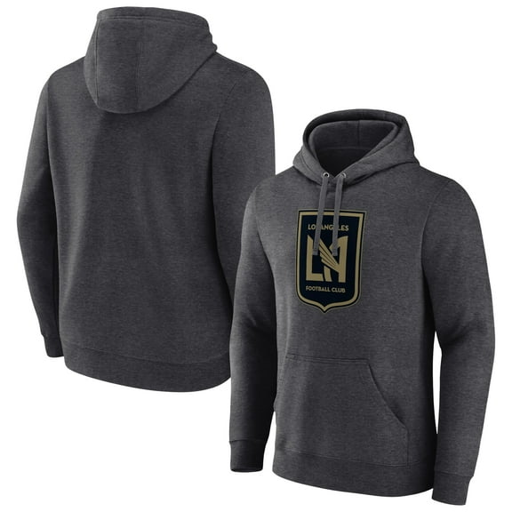 Men's Charcoal LAFC Official Logo Pullover Hoodie