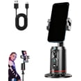 thumbnail image 1 of Built-in AI Camera Smart Auto-Tracking Phone Stand, 360° Rotating Auto Tracking Phone Stand, AI Gesture Control, for Vlog Shooting, and Streaming (Base Version - No Fill Light), 1 of 8
