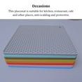 thumbnail image 4 of Heats Insulation Table Mat Dish Plate Pot Pad Square Coaster Nonslip Placemat Desk Countertop Protector Kitchen Draining Champagne, 4 of 9