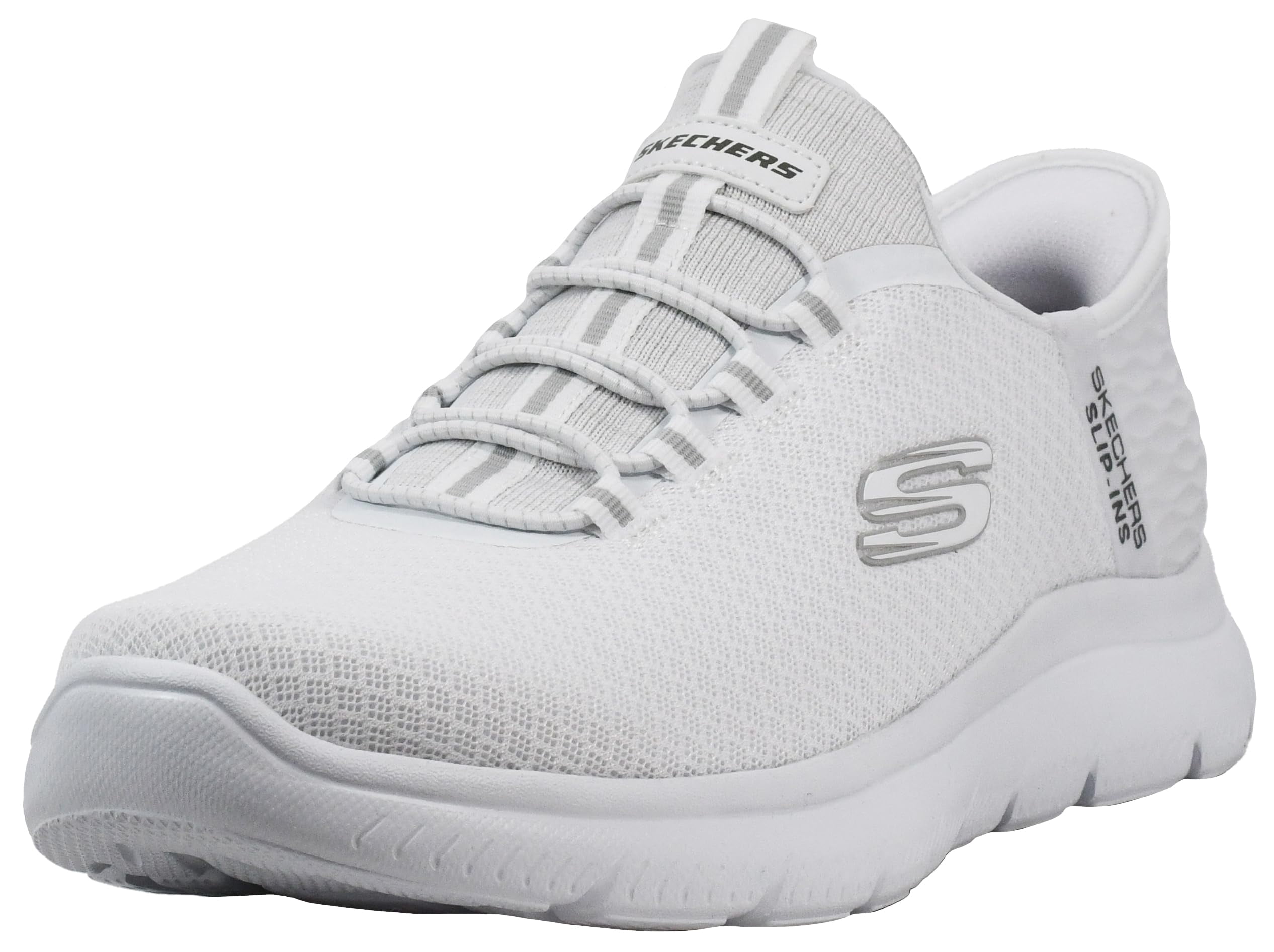 Skechers Summits AT Mens Gray Orange Slip In Sneakers Memory Foam Size 11.5 Wide Skechers Mens Slip on Sneakers Hands Free Slip-Ins Summits  main image 3