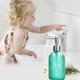 thumbnail image 5 of Botellas Dispensadoras De Vidrio 1 unidad Dispensador de jabón líquido de vidrio verde, botella de 300 g, envase recargable para loción de baño con bomba (500 ml) Rkxzt, 5 of 9