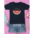 thumbnail image 3 of Buon Ferragosto Watercolor Melon T-Shirt Juniors -Image by Shutterstock,  x-Small, 3 of 4