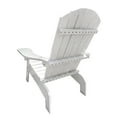 thumbnail image 3 of White Adirondack Style - Sloping Seat for Comfort - Patio or Deck Relaxation - 264LBS Weight Limit, 3 of 4