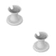 thumbnail image 4 of Methold Bastidores de altavoces Soporte de altavoz práctico Soporte de sonido resistente al desgaste Blanco 2piezas, 4 of 6