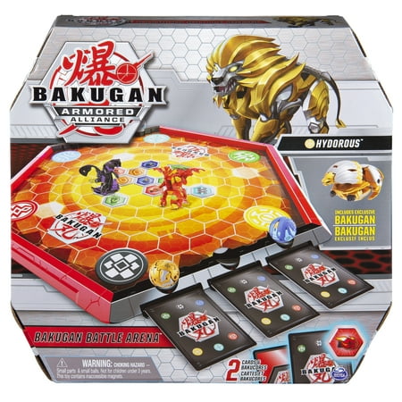 Bakugan Battle Arena, Game Board with Exclusive Gold Hydorous Bakugan, for Ages 6 and (Best Funny Board Games 2019)