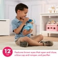 thumbnail image 3 of Melissa & Doug Mine to Love Jordan 12” Light Skin-Tone Boy Baby Doll with Romper, Cap, Pacifier, 3 of 10
