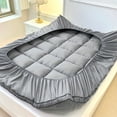 thumbnail image 2 of Extra Thick Plush Mattress Topper, Deep Pocket Fitted Bed Pad, Soft Breathable Mattress Protector, All-Season Use （Grey,King), 2 of 8