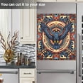 thumbnail image 3 of Yayeee Magnetic Dishwasher Cover for The Front Decoration Home Kitchen Machine Sticker Protector, Blue Geometric Eagle, 3 of 6