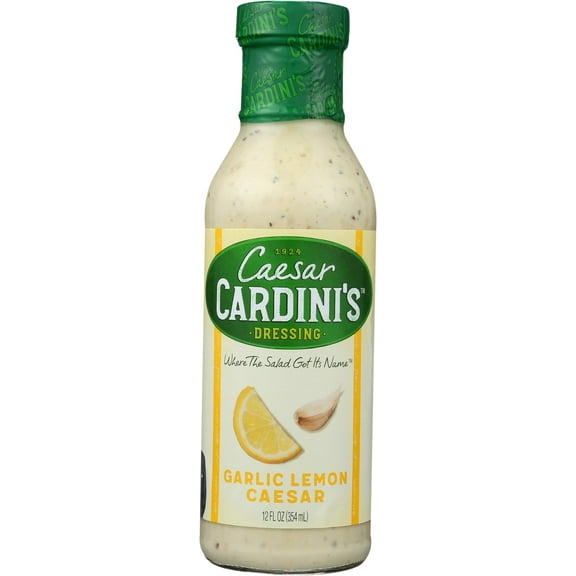 Cardini Caesar Dressing, Garlic Lemon, 12 Ounce (Pack of 6)