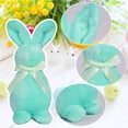 thumbnail image 3 of Easter Pastel Flocked Bunnies Decorations for Home & Party, 3 of 7