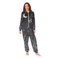 thumbnail image 2 of FORMRS Onesies Pajama for Adults Unisex Hoodie Winter Jumpsuit One Piece Sleepwear, Sizes S-2XL, Gothic Floral Print, 2 of 7