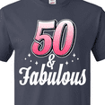 thumbnail image 4 of Inktastic 50 and Fabulous with Sparkles T-Shirt, 4 of 5