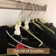 thumbnail image 3 of Xihbxyly Gancho Extensible para Perchas de Armario, Conector Compacto, Organizador de Ropa Resistente, Almacenamiento Antiarrugas, Multiusos, Perfecto para Organizar El Armario, Juego de 6 Ganchos, 3 of 7