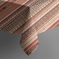 thumbnail image 5 of Brown Geometric Striped Pattern Square Tablecloth,Waterproof Square Table Cover,Wipeable Spillproof Washable Table Cover for Home Kitchen Party Decor 42"X42"(107x107cm), 5 of 6