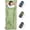 Green, variant on LSTRAGY sleeping Bag Liner, Updated Adult Sleep Sack & Travel Sheets with Foot Zipper, Lightweight and Portable Camping Sleeping Bag Liners - Ideal for Backpacking, Hostels and Camping