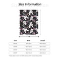 thumbnail image 4 of Throw Blanket for Couch Sofa and Bed, Artistic Poodle Dog Multicolor Super Soft Plush Throw Blanket, Fuzzy Cuteness Comfy Warm Washable Flannel Blanket & Throws for All Season 40"x30", 4 of 5