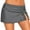 Gray, variant on Women's Swim Skirt Bottoms High Waisted Bathing Suit Swimsuits Skirts Pleated Skorts Boxer Swim Pants Cover up for Girls,Dark Blue Medium