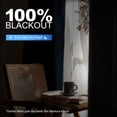 thumbnail image 5 of JIATER Blackout Curtains Set of 2 Panels for Bedroom Living Room 52 x 63 inch,Thermal Insulated Room Darkening Blackout Curtains with Grommet,Blue, 5 of 7