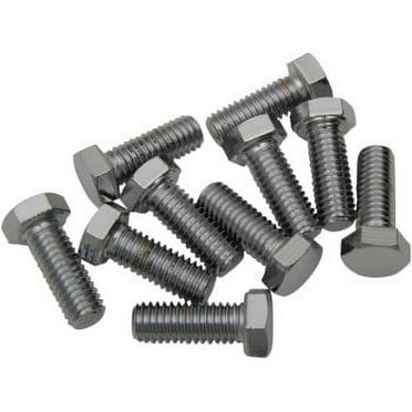 Drag Specialties DS-190619 Coarse-Thread Hex-Head Bolts - 3/8in.-16 x 3/4in.