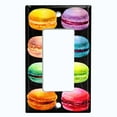 thumbnail image 5 of Metal Light Switch Plate Cover Colorful Macarons French Desserts CAK018, 5 of 13
