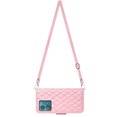 thumbnail image 3 of for Motorola Edge 40 Neo Wallet Case, Elegant Card Holder Cash Slot PU Leather Kickstand Shoulder Strap Shockproof Protective Flip Women Girls Case Cover for Moto G 5G 2023, Pink, 3 of 6