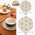thumbnail image 3 of Pot Holders Trivets Set Pure Cotton Potholders Set, Hot Pads Set of 2, Farm Lamb Sheep Hot Pot Trivets One 9.45 Inch and One 7 Inch Home Decor Gifts, 3 of 7