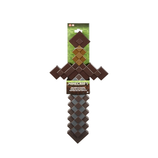 Juguete Mattel Minecraft Espada Básica de Netherite