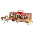 thumbnail image 5 of Melissa & Doug Take-Along Show-Horse Stable Play Set With Wooden Stable Box and 8 Toy Horses, 5 of 10