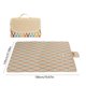 thumbnail image 3 of Manta impermeable para picnic | Esterilla de camping para exteriores | Cubierta de suelo resistente a la humedad para playa, parque y césped | Esterilla plegable portátil con asa de transporte, 3 of 6