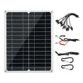 thumbnail image 1 of Portátil 15W DC 18V/5V Dual USB Panel de banco de energía solar que viaja cargador de barco para coche, 1 of 10
