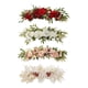 thumbnail image 5 of Cateissary Flores artificiales para oficina, fiesta de boda al aire libre, flores de simulación reutilizables, sala de estar, patio, decoración Decoración Blanco, 5 of 6