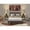 Distressed Jacobean, variant on East West Furniture 3 Piece Kendall Bedroom Set - Black