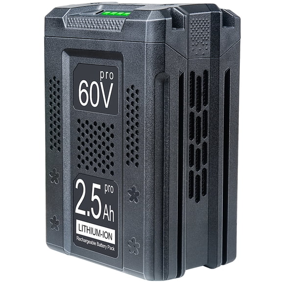 BOTKK Replacement for Greenworks 60v Battery: 2.5Ah Lithium ion Replace for greenworks pro 60 Volt Batteries -Compatible with Green Works 60 V Cordless Power Tools Lawn Mower Leaf Blower