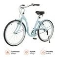 thumbnail image 1 of VIRIBUS Vélo de Plage pour Femmes 26 Pouces Selle et Guidon Réglables Bleu Poussiéreux, 1 of 14