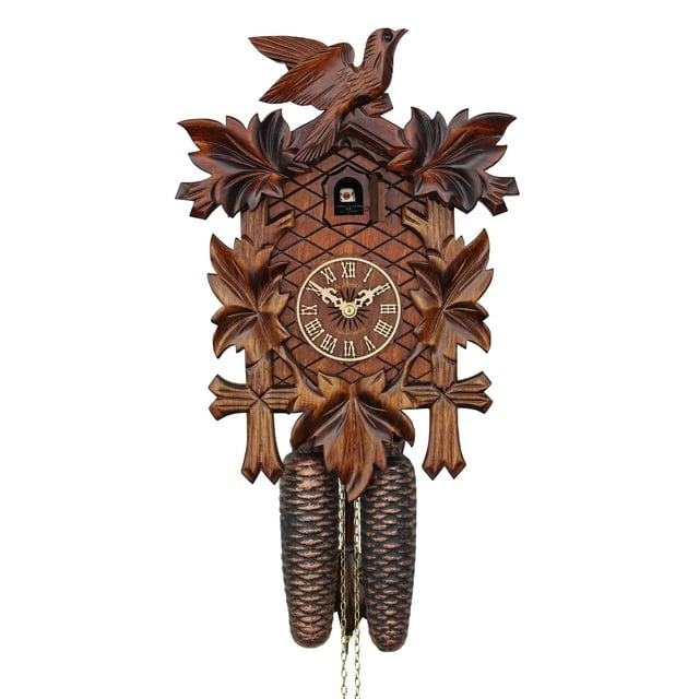 HerrZeit by Adolf Herr Cuckoo Clock - The Traditional Vine Leaves