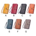 thumbnail image 3 of Guardurnaity Cartera de mujer, monedero largo de PU, carteras plegables huecas para mujer, tarjetero, monedas de moda, dinero, teléfono, bolso Type3 NO3, 3 of 6