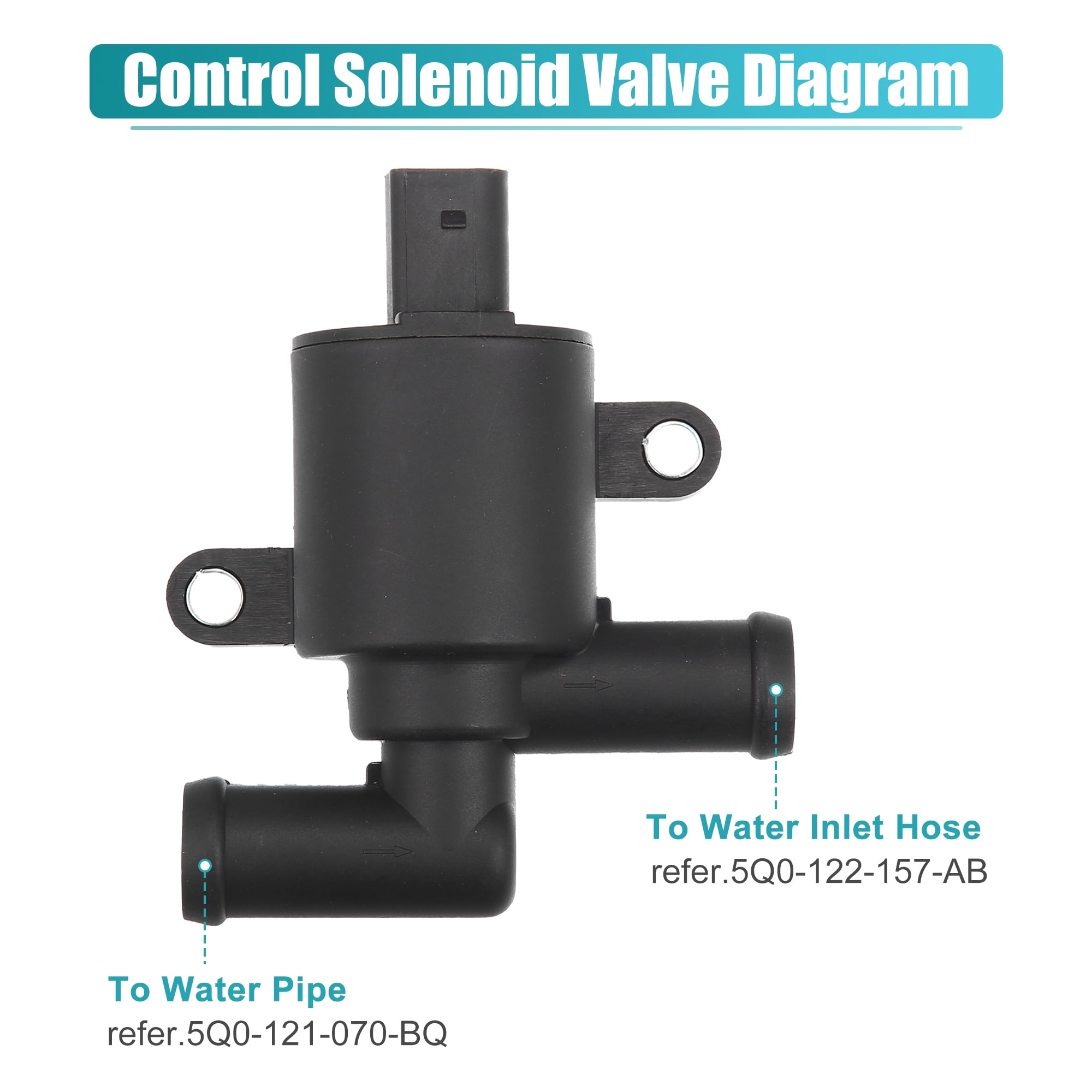 uxcell Heater Control Solenoid Valve Assembly Plug