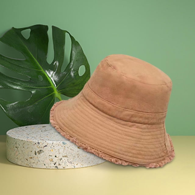 Sombrero de pescador para mujer BLESIY algodón plegable