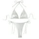 thumbnail image 3 of WILLBEST Bikini de Mujer, Traje de Baño, Traje de Baño Para Mujer, Estampado En Caliente, Bikini Brillante, Bikini Sexy de Tres Puntos Con Tirantes, 3 of 8