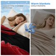 thumbnail image 2 of Red Rose Cooling Blanket,Lightweight Breathable Summer Throw Blanket with Double Sided Cold Effect,Vintage Abstract Garden Flower Floral Black Picnic Blankets Bed Sheet for Hot Sleepers 60"x80", 2 of 8