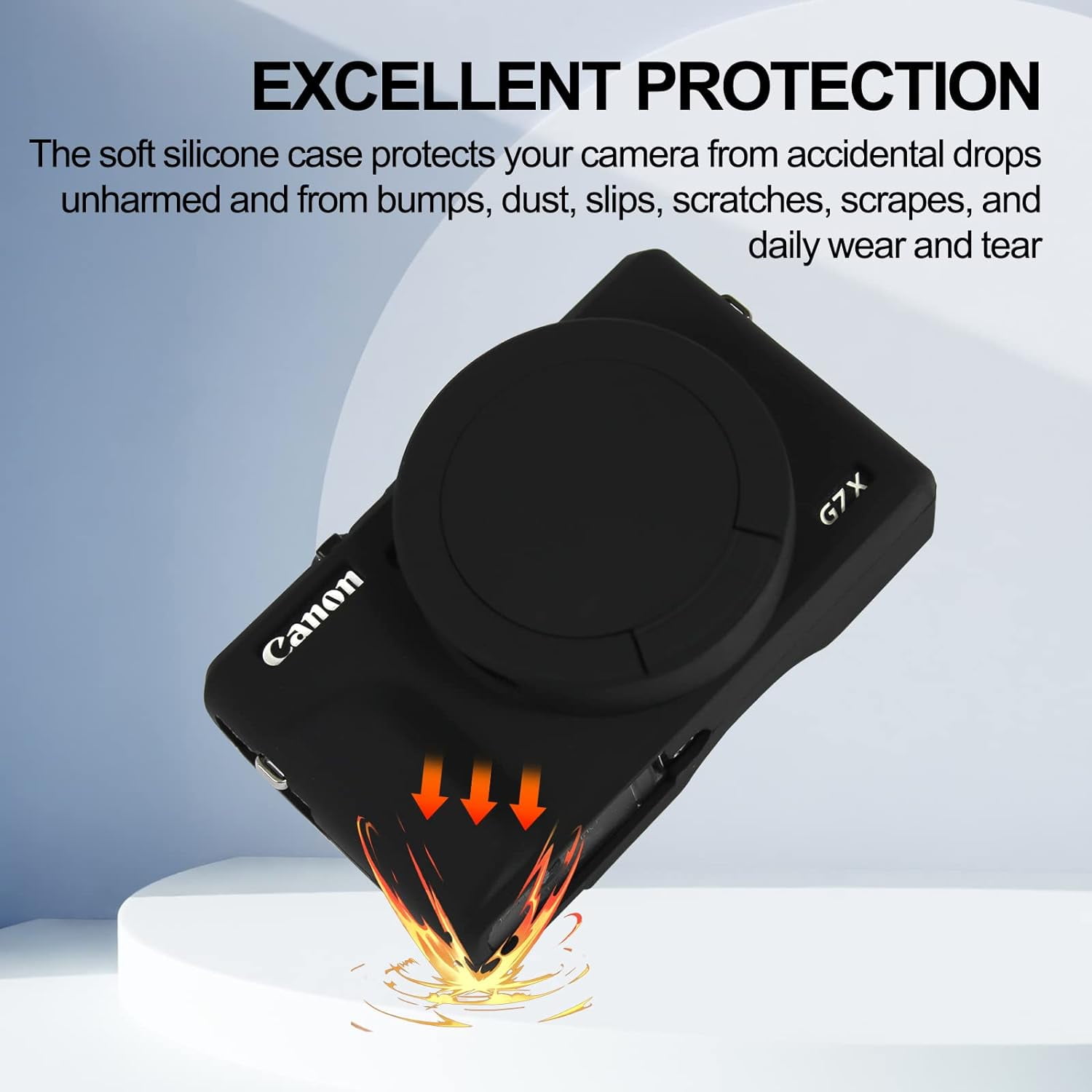 BOVKE Silicone Camera Case For Canon Powershot G7 X Morocco - View #9