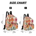 thumbnail image 2 of FORMRS Mini Backpack Purse for Women Travel Daypack Casual Shoulder Bag, Hand Drawn Floral, 2 of 7
